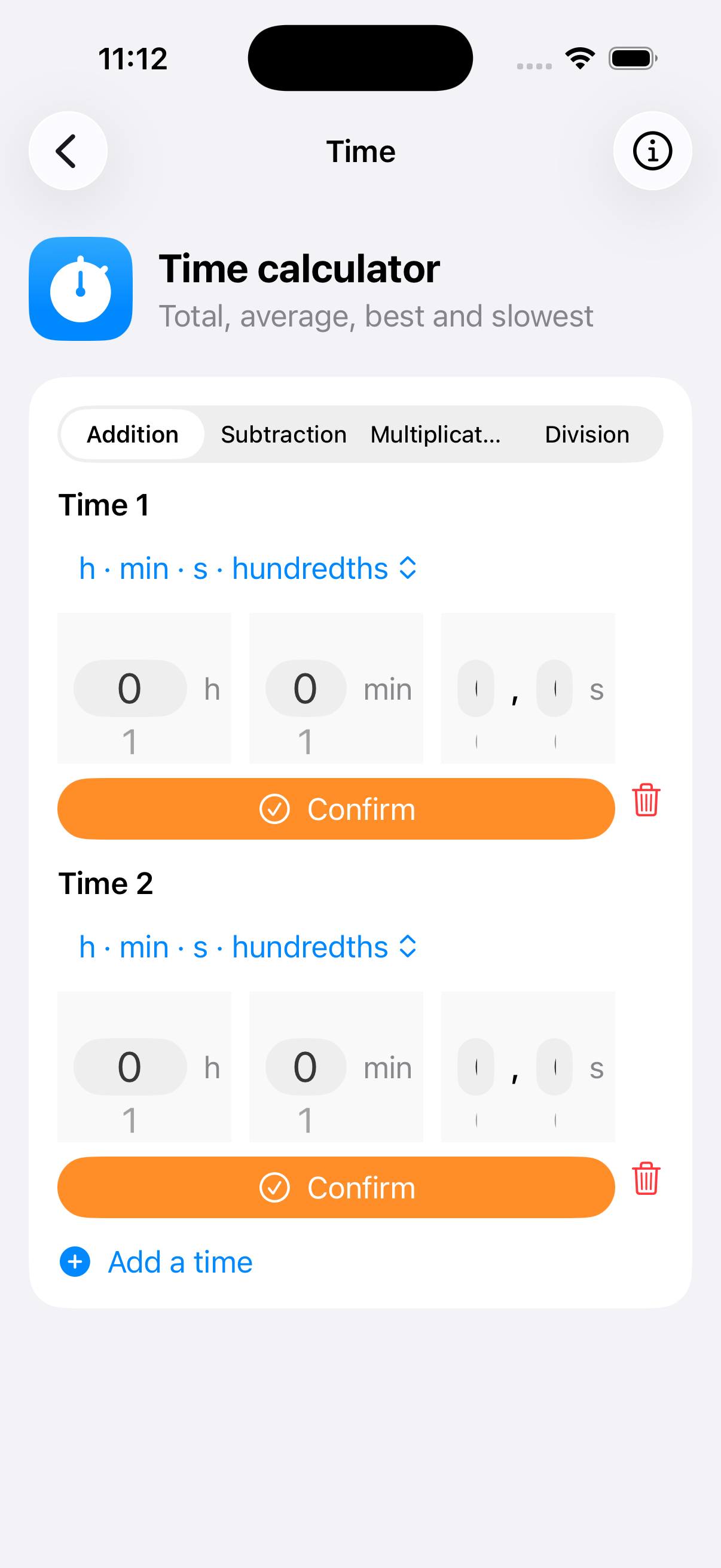 Calcul’EPS time calculator in English
